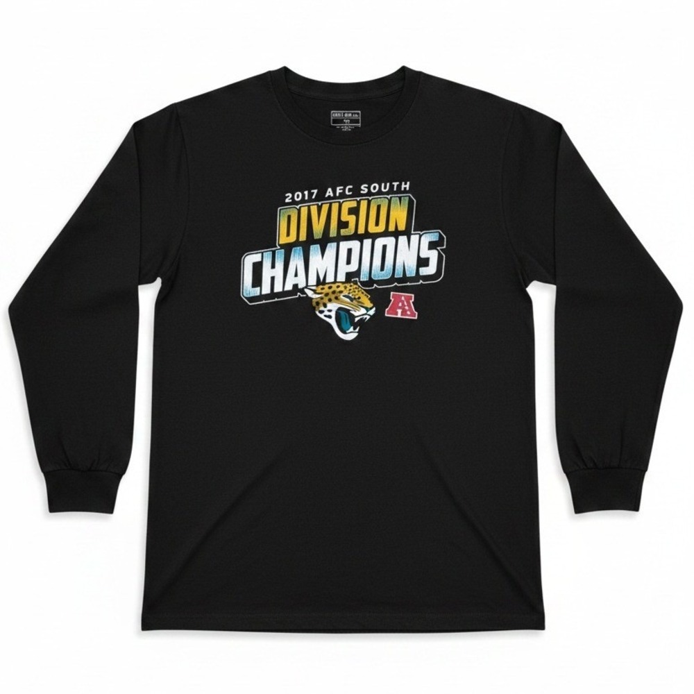NFL Fanatics Jacksonville Jaguars 2017 AFC South Division Champions Shirt Mens M